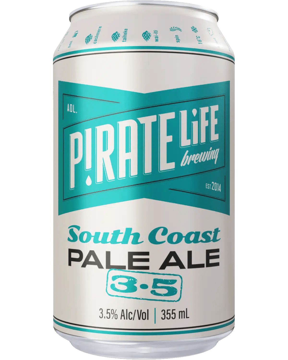 Buy Pirate Life South Coast Pale Ale 3.5 355ml Can 16 Pack online from