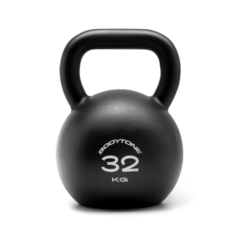 Bodytone Black Kettlebell 32kg Devine Fitness Equipment