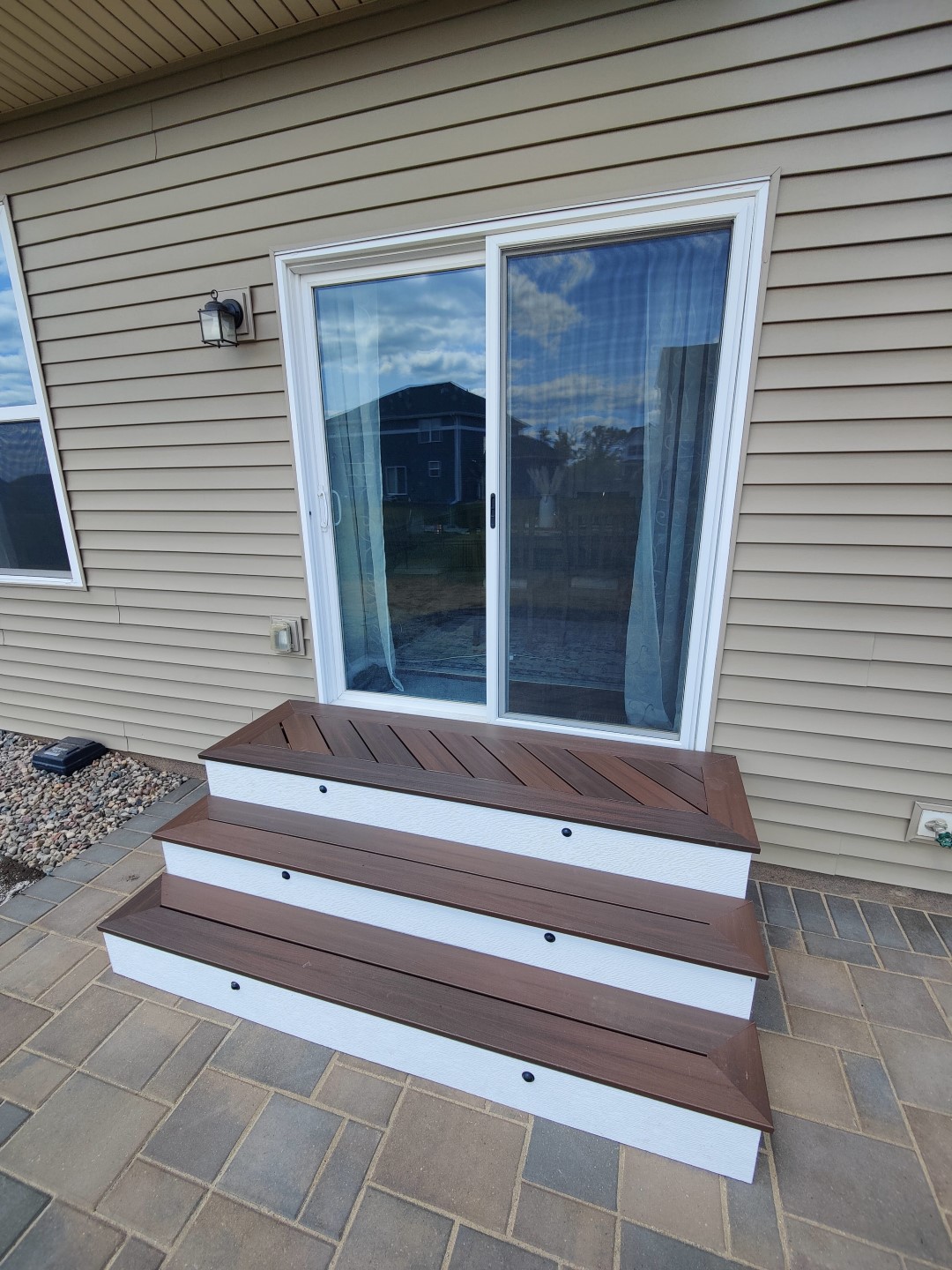 Composite PreBuilt Steps for the Front & Back Door