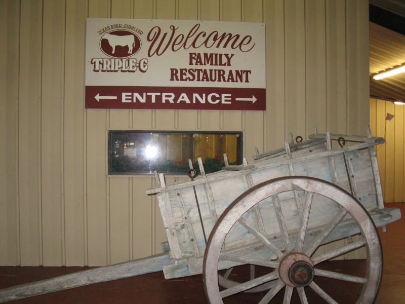 Triple C Steakhouse in Devine one of the first to take action, closing