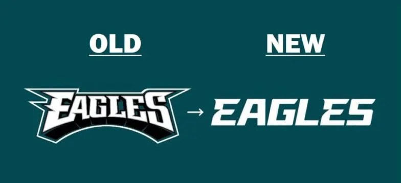 Eagles Fumble New Logo Design with Minimalist Approach That Misses the