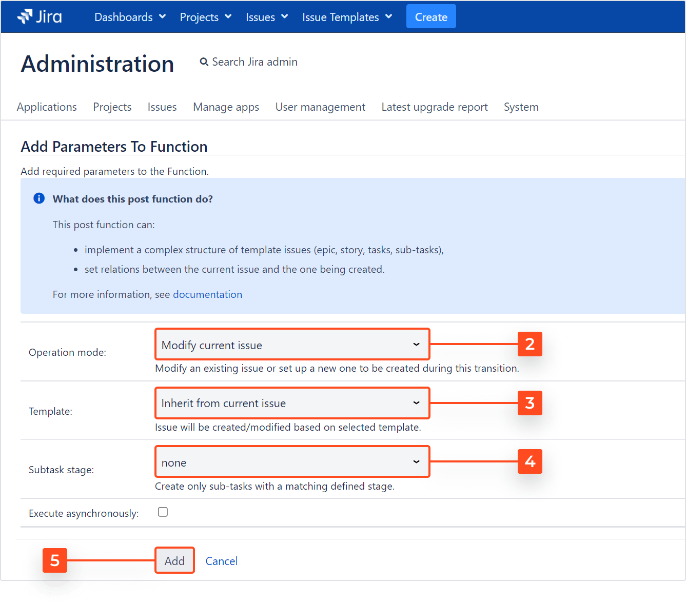 Modify current issue mode