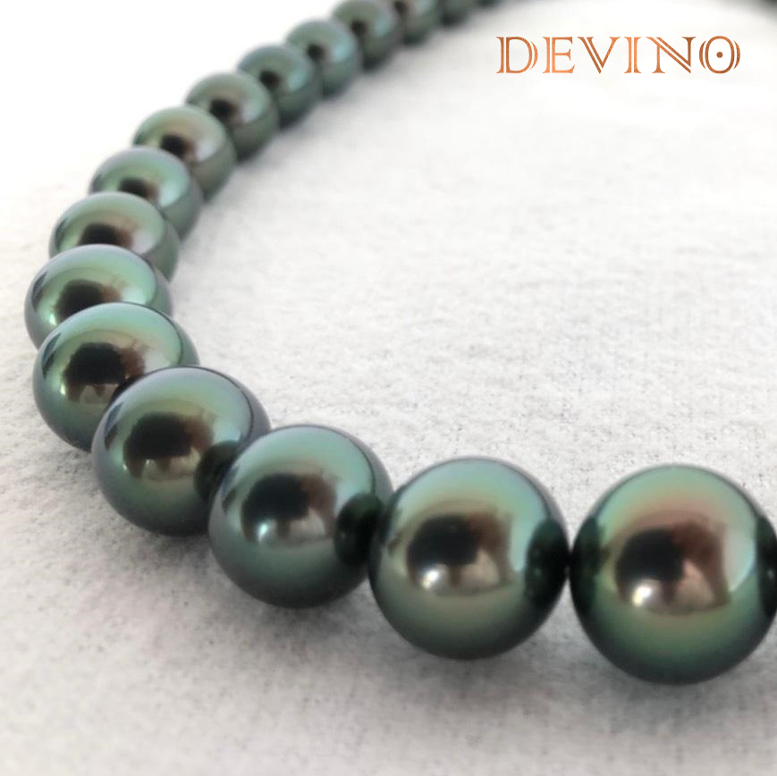 True peacock colours are rare and expensive Devino Pearls
