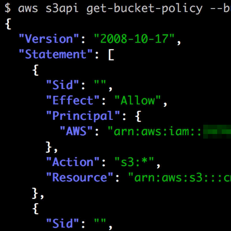 【小ネタ】S3バケットのバケットポリシーを一括でいい感じに取得する AWSCLI DevelopersIO