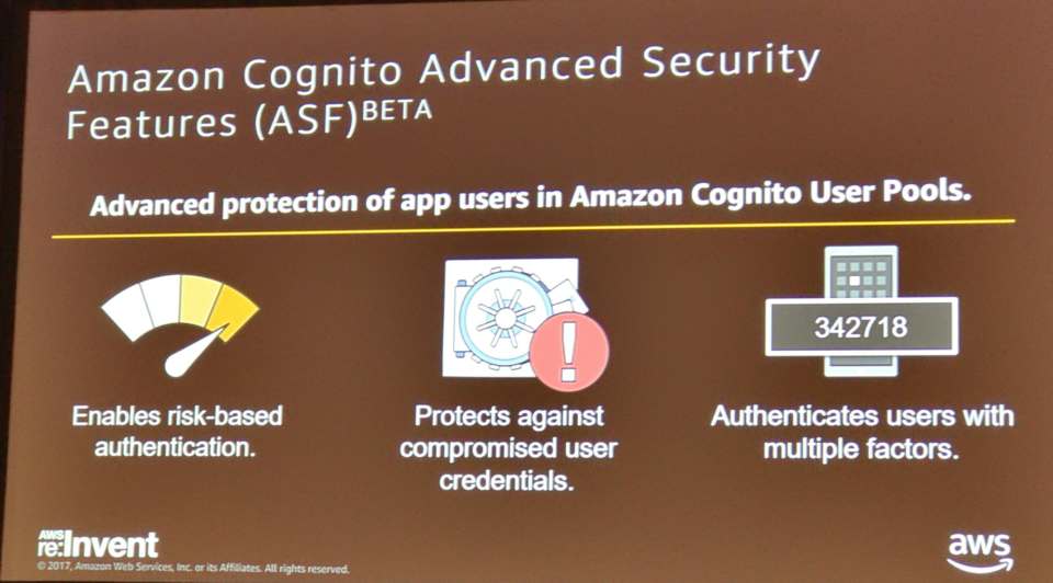 【速報】CognitoのAdvanced Security Feature(ASF)のbetaが発表されました reinvent