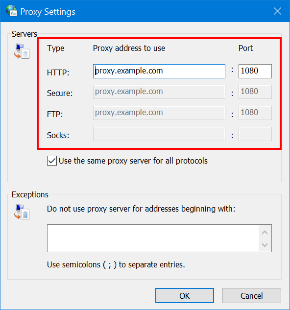 [小ネタ？] Windows 10でSOCKSプロキシサーバーを利用する方法 DevelopersIO