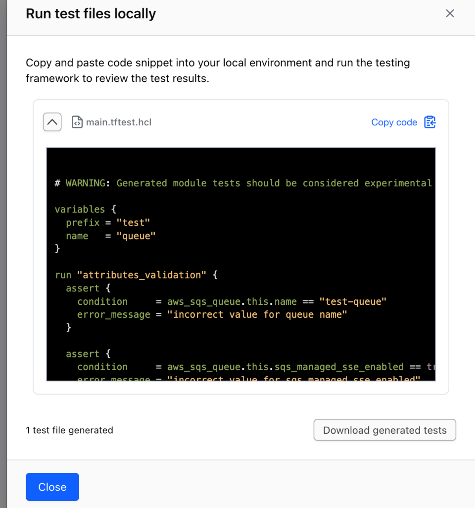 Terraform Cloudのプライベートモジュールのテスト機能とテスト自動生成を試してみた DevelopersIO