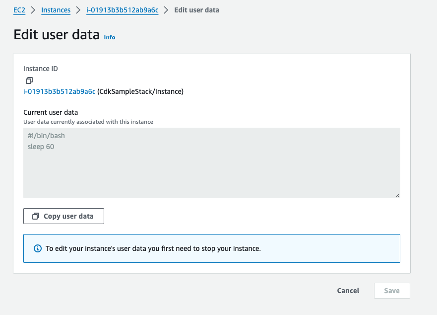 AWS CDK での EC2 インスタンス構築で cfnsignal を使って user data 実行完了を待機してみた
