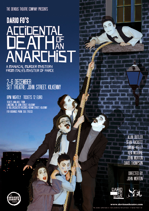 Accidental Death of an Anarchist Final Poster The Devious Theatre