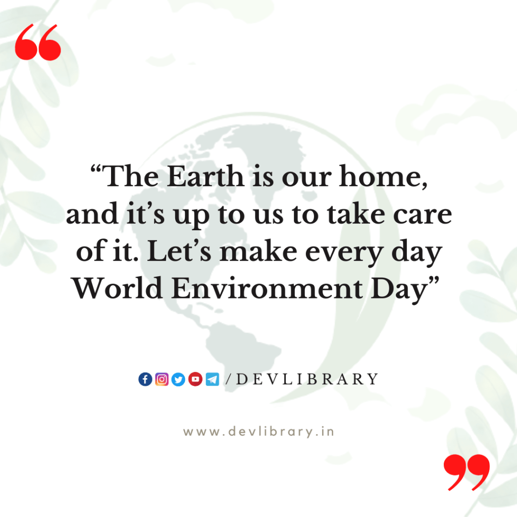 Best World Environment Day Wishes 2023 Wishes, Status, Messages Dev
