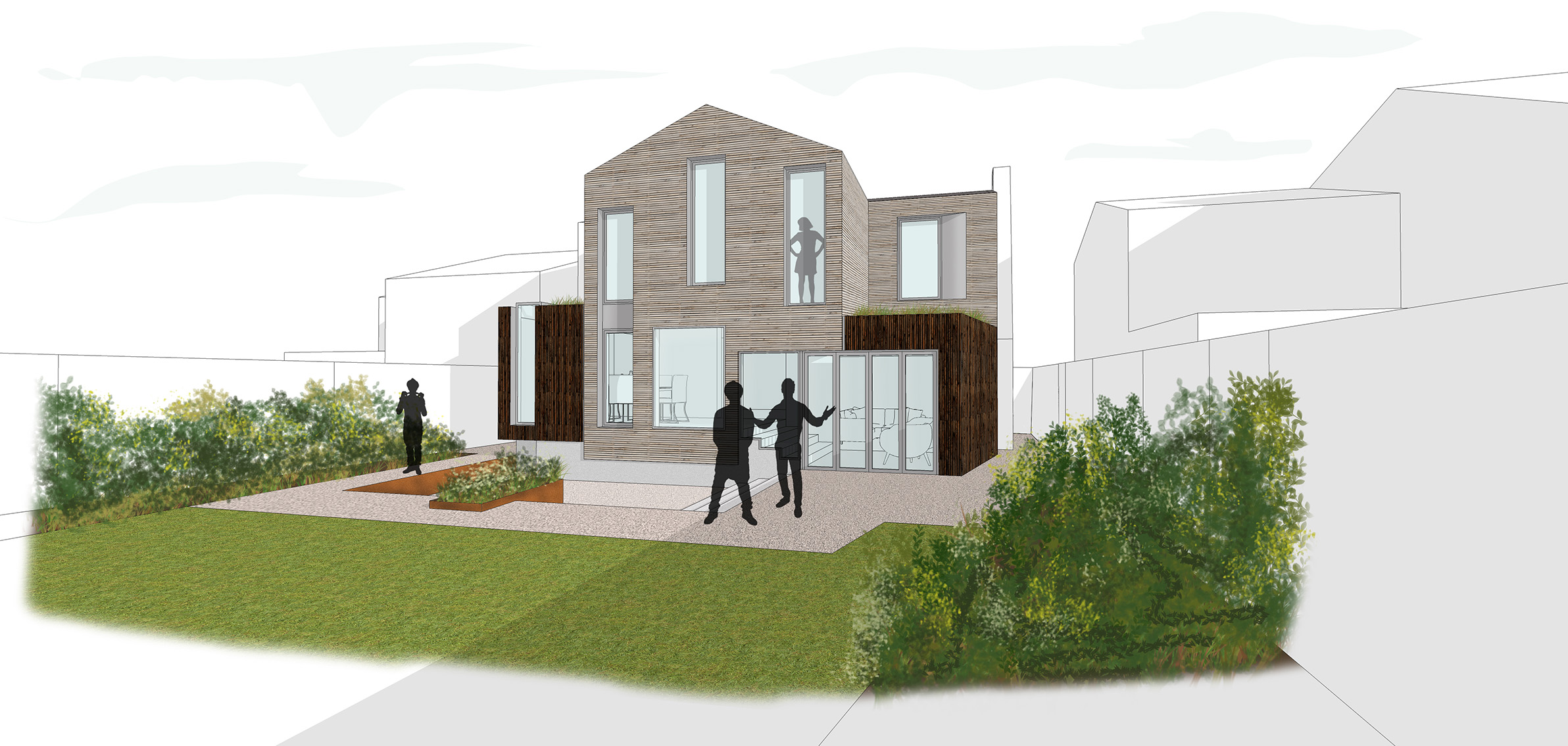 Rear extension The Paddock, Eaton Ford Devlin Architects