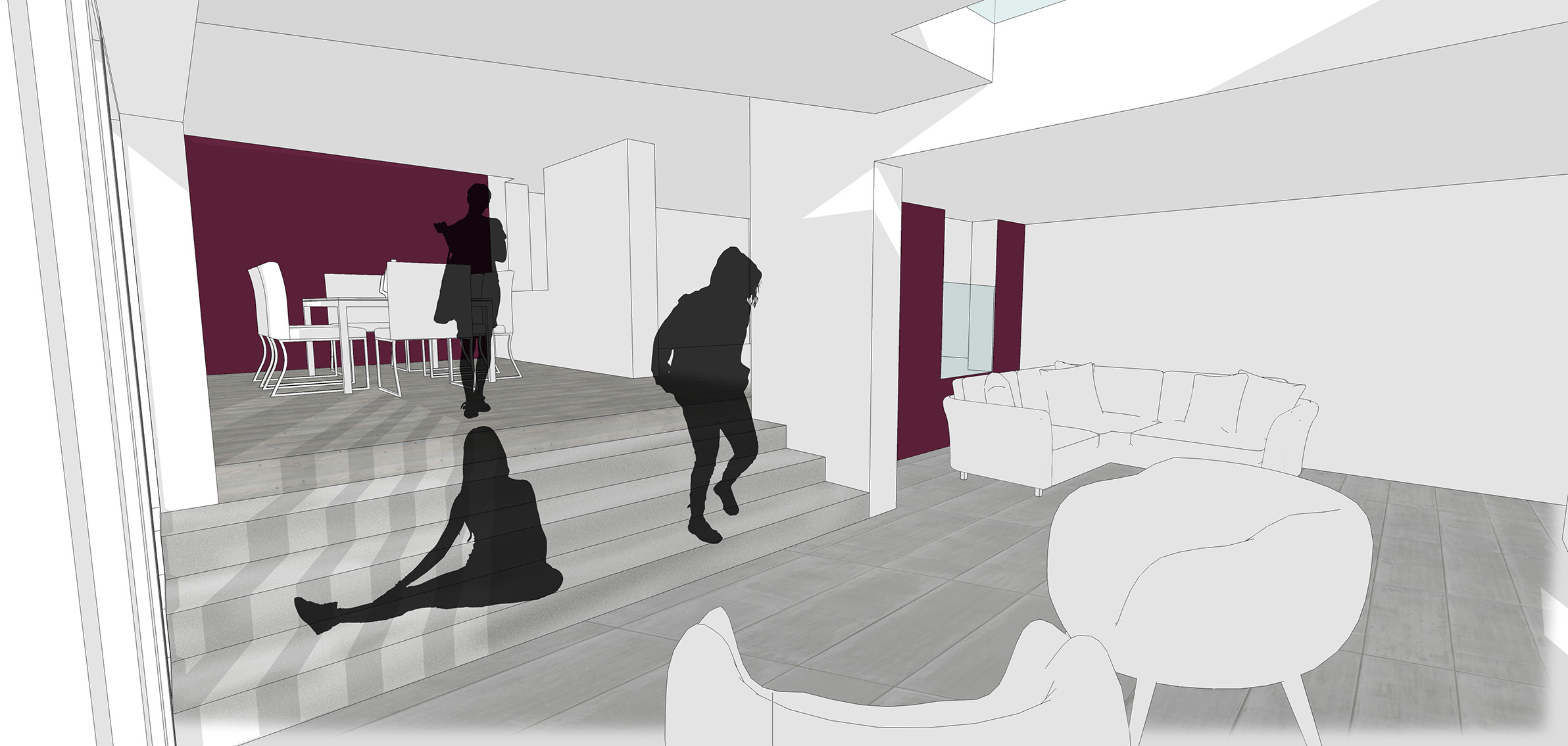 Rear extension The Paddock, Eaton Ford Devlin Architects