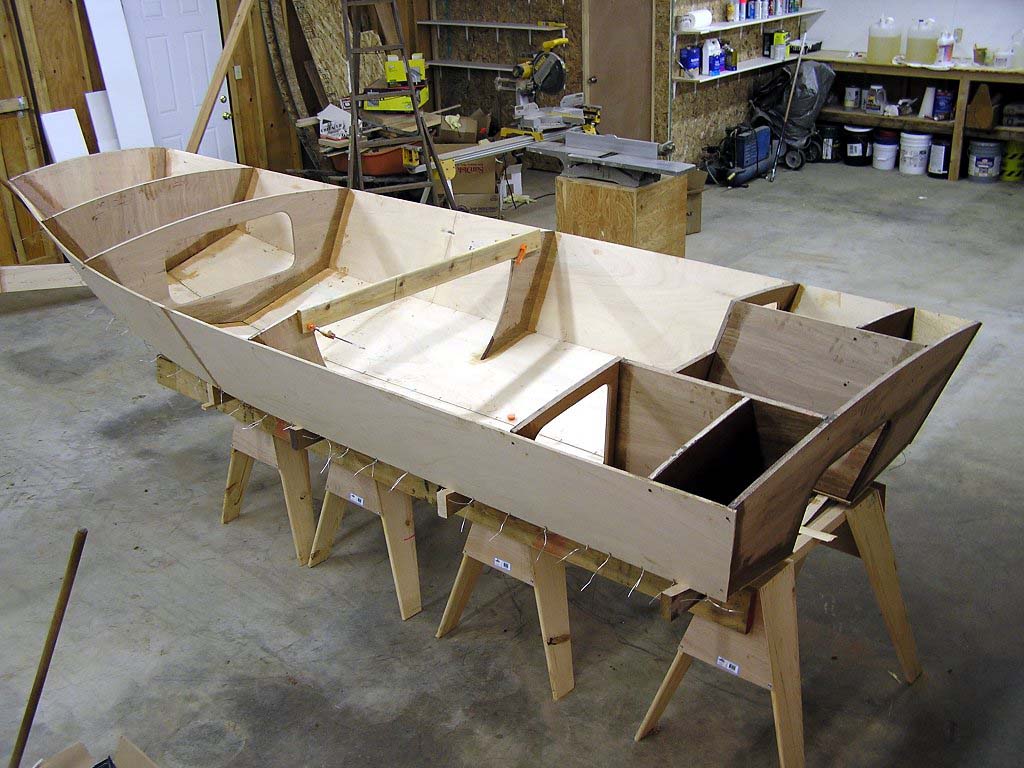 Cackler 14 build Devlin Designing Boat Builders