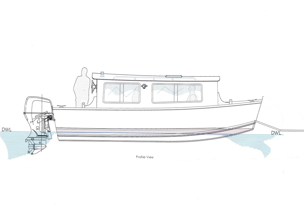 Mud Daubler 22 H.B. What’s This? Devlin Designing Boat Builders