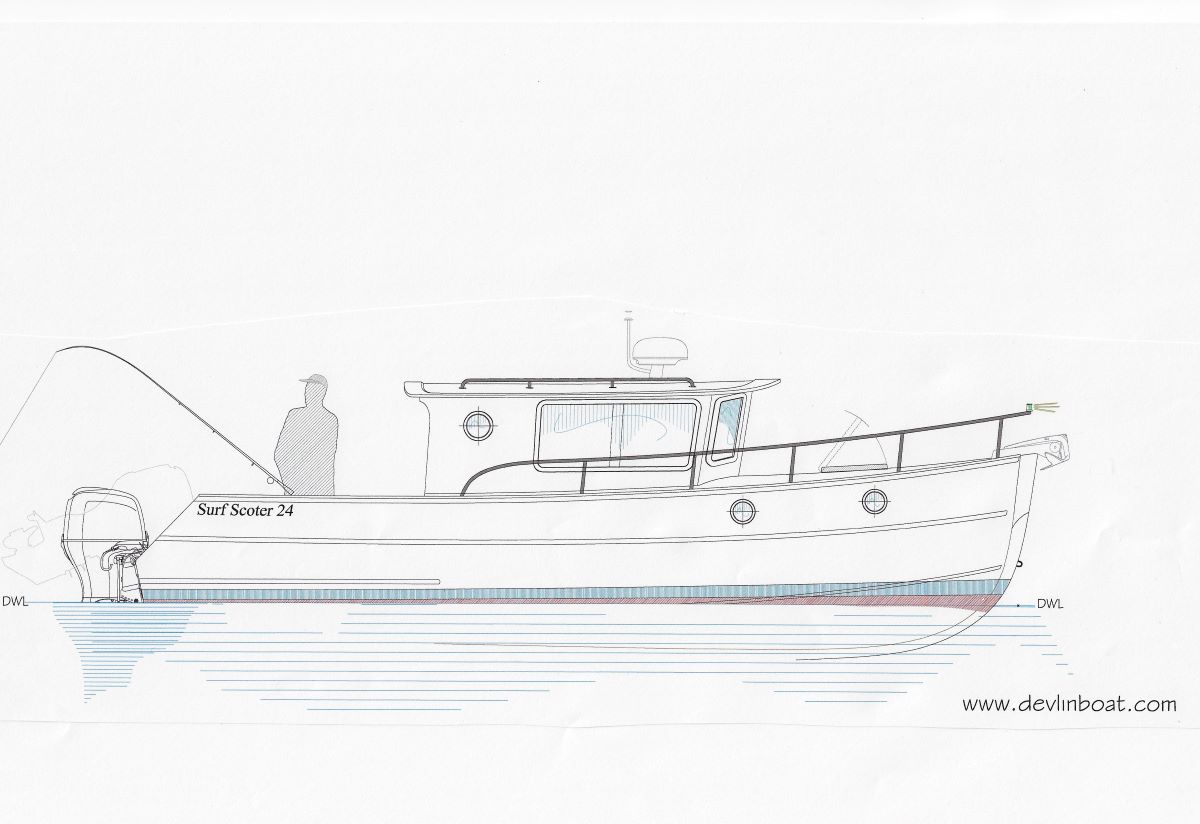 Surf Scoter 24 Downloadable Study Plans Devlin Designing Boat Builders