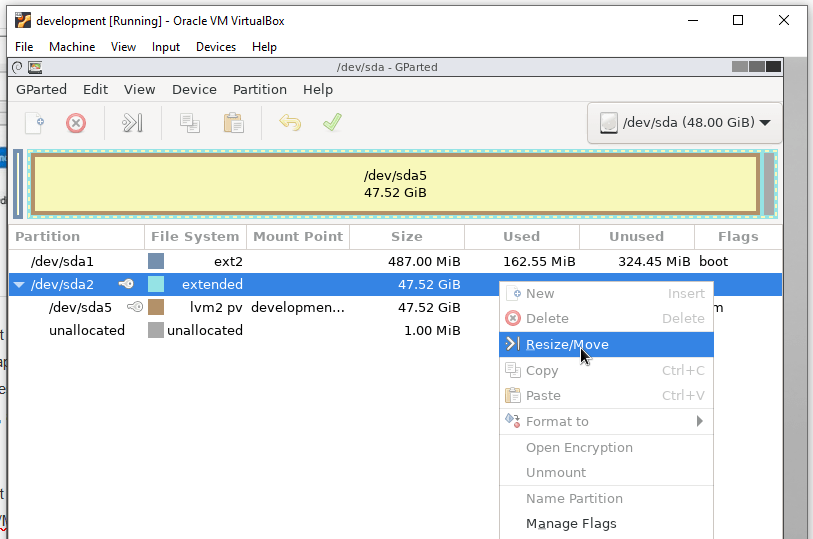 Resize Ubuntu disk in VirtualBox Rolandow's development blogRolandow