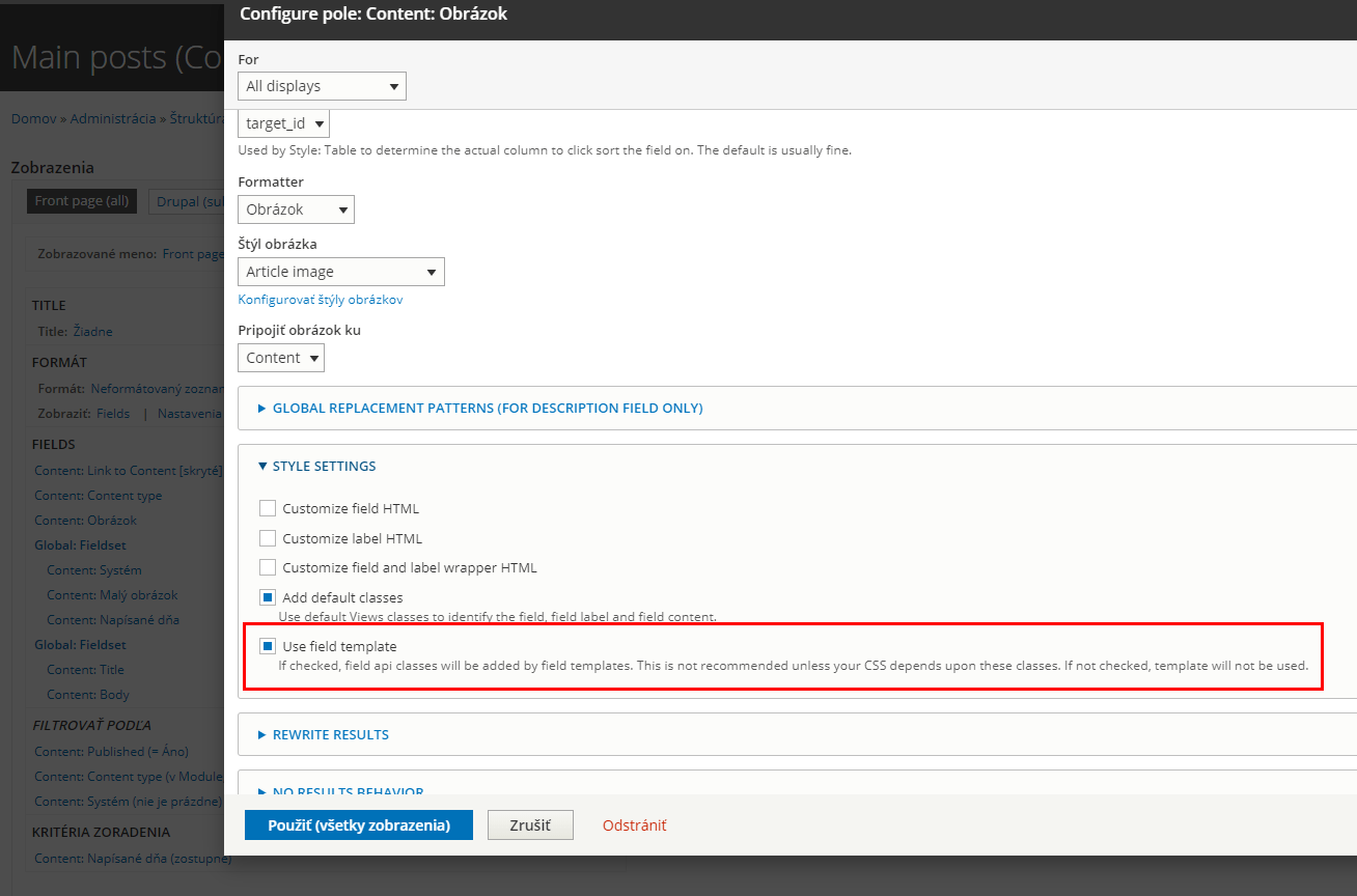 How to printout image URL's in field override in Drupal 8 Views DevLubo
