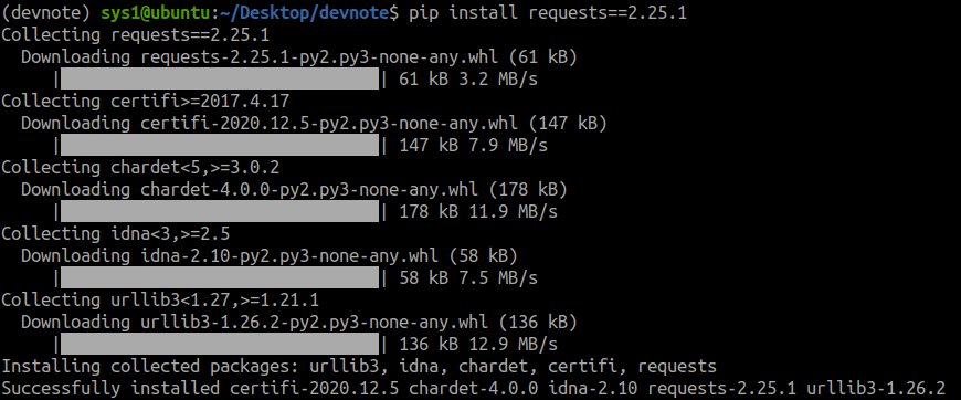 How to create Python Virtual Environments Devnote
