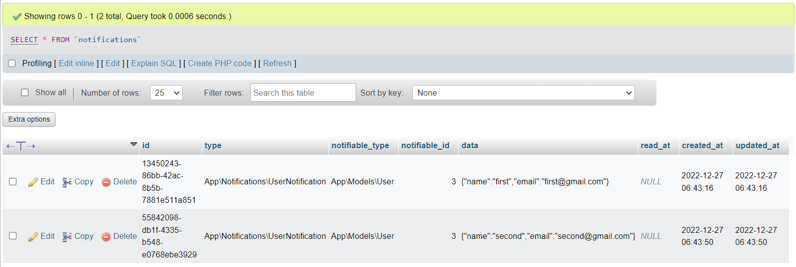 How to send Notifications With Database In Laravel Devnote