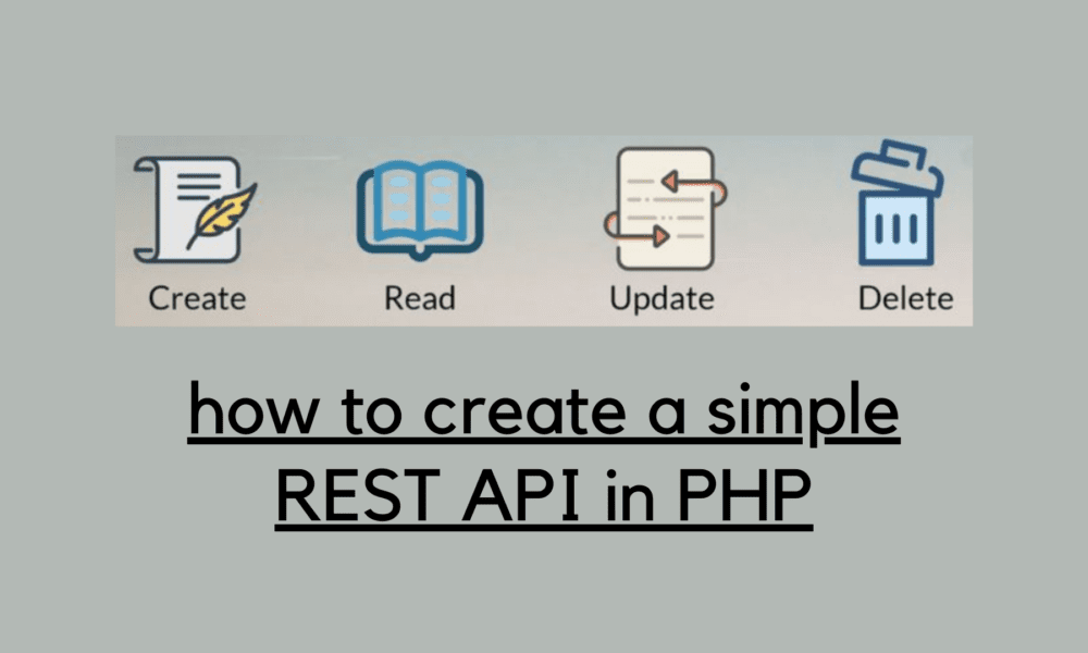 How to create a simple REST API in PHP Devnote