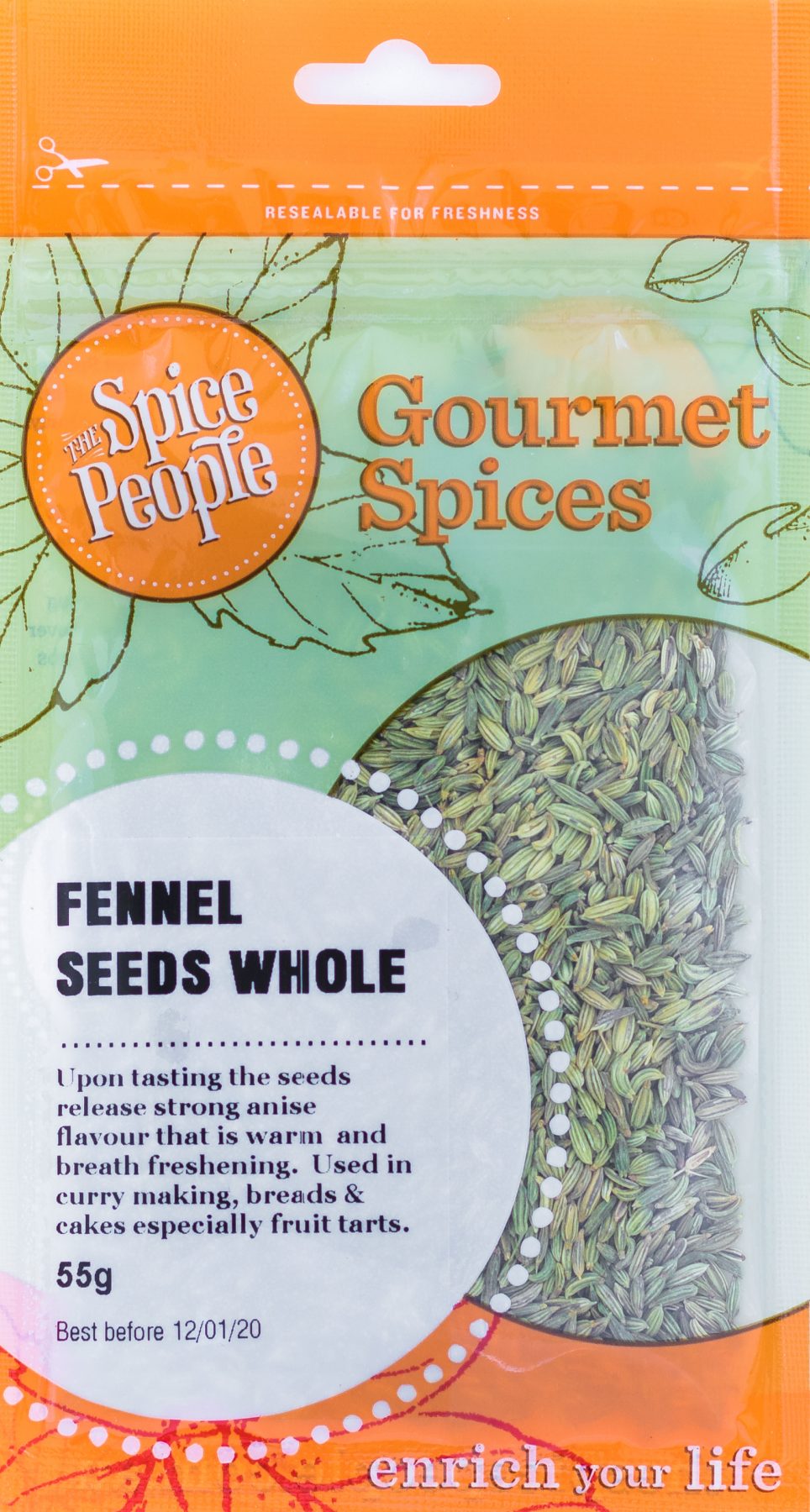 Fennel Seeds Whole Devolas of Brighton Sgop online & instore