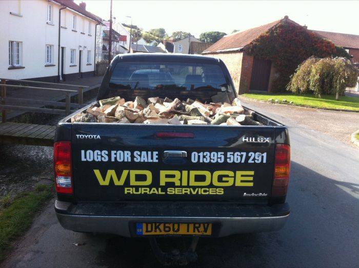 W D Ridge Rural Services for Logs & Firewood Delivered around Exeter