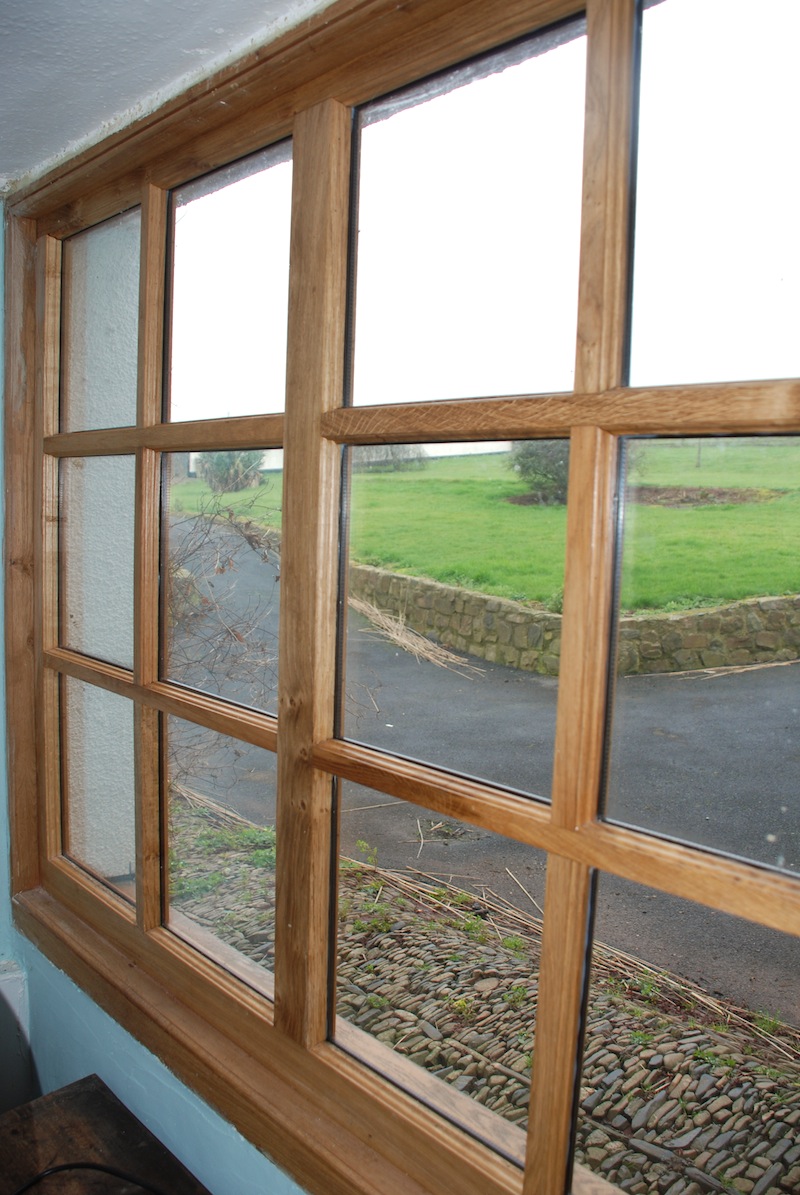 Designer Oak Window Multiple Pane Devon Joinery & Carpentry Services