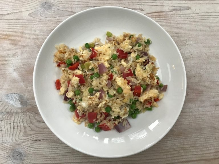 Baby Led Weaning Recipe Egg Fried Rice DEVON MAMA