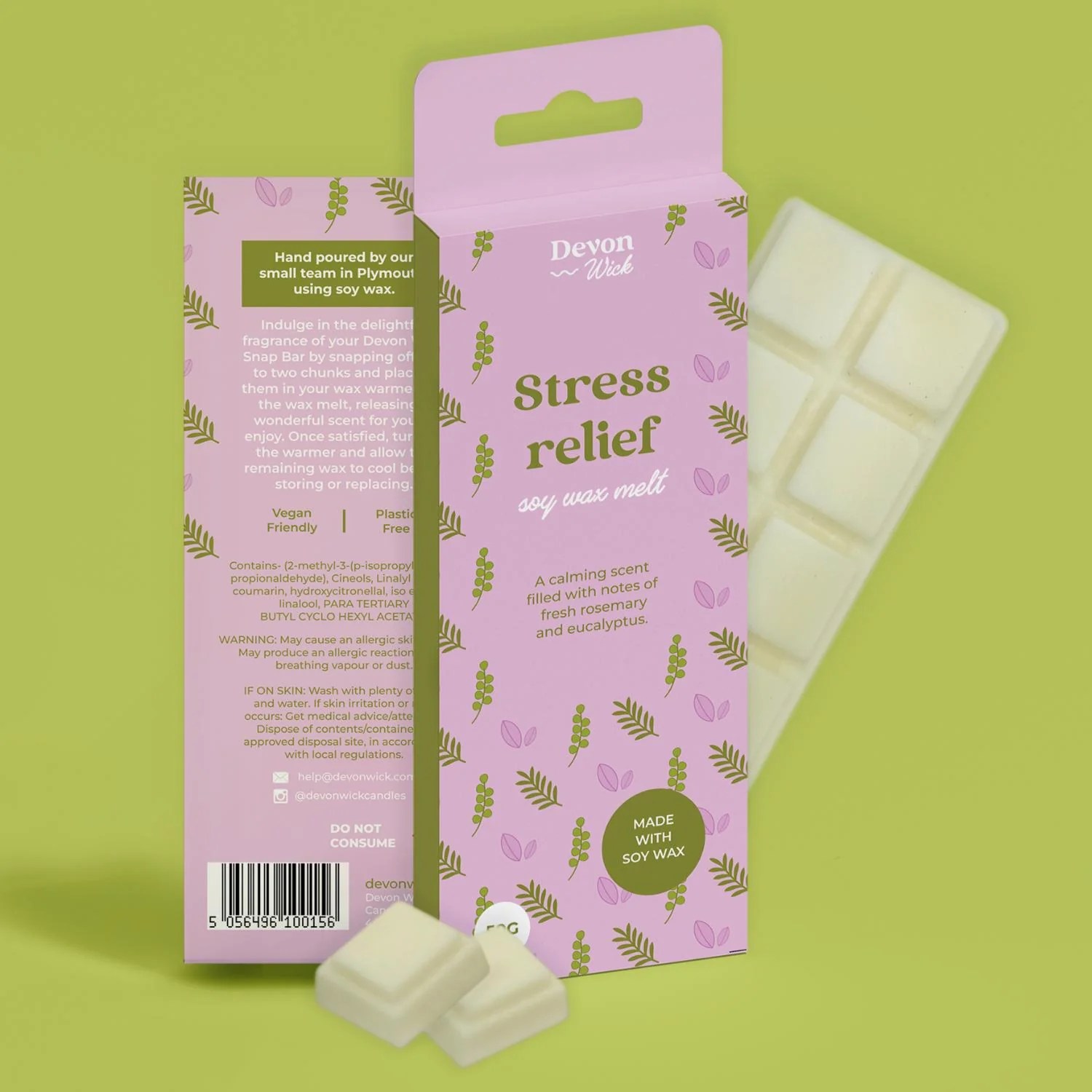 Stress Relief Snap Bars Devon Wick Candle Co. Limited