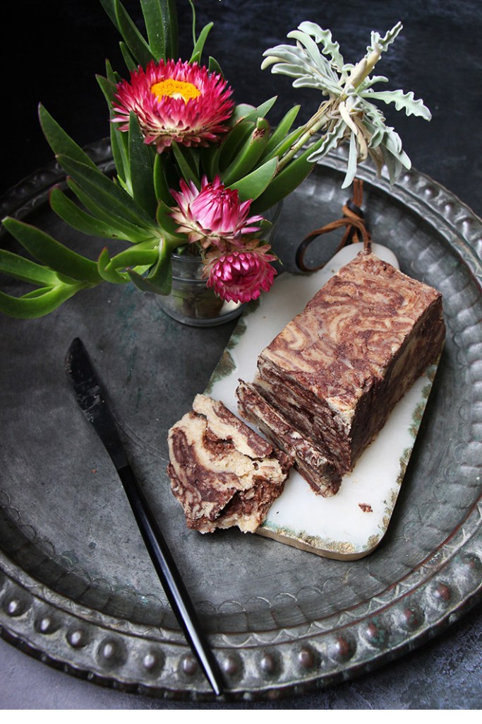 Marble Halva Halva marbré au chocolat Devorezmoi