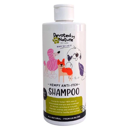 Hempy AntiItch Shampoo For Dogs (500ml) Devoted By Nature Devoted