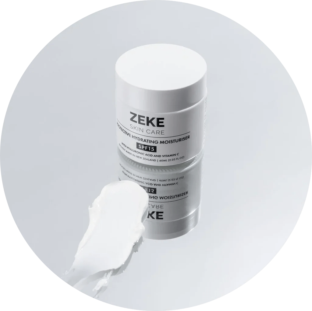 Zeke Skincare SPF15 Protective Moisturiser Shop at Devoted to Pretty