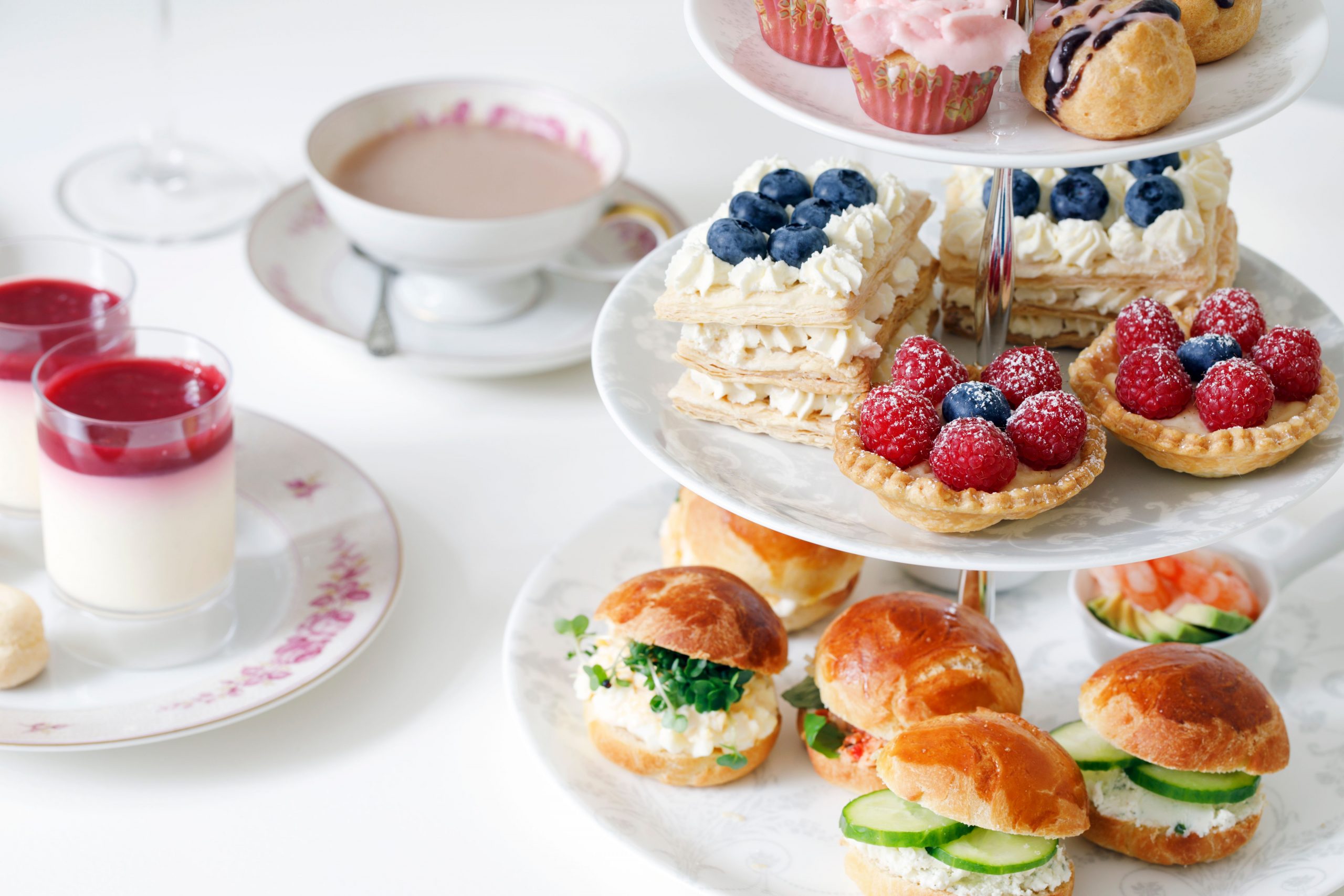 presentation of high tea