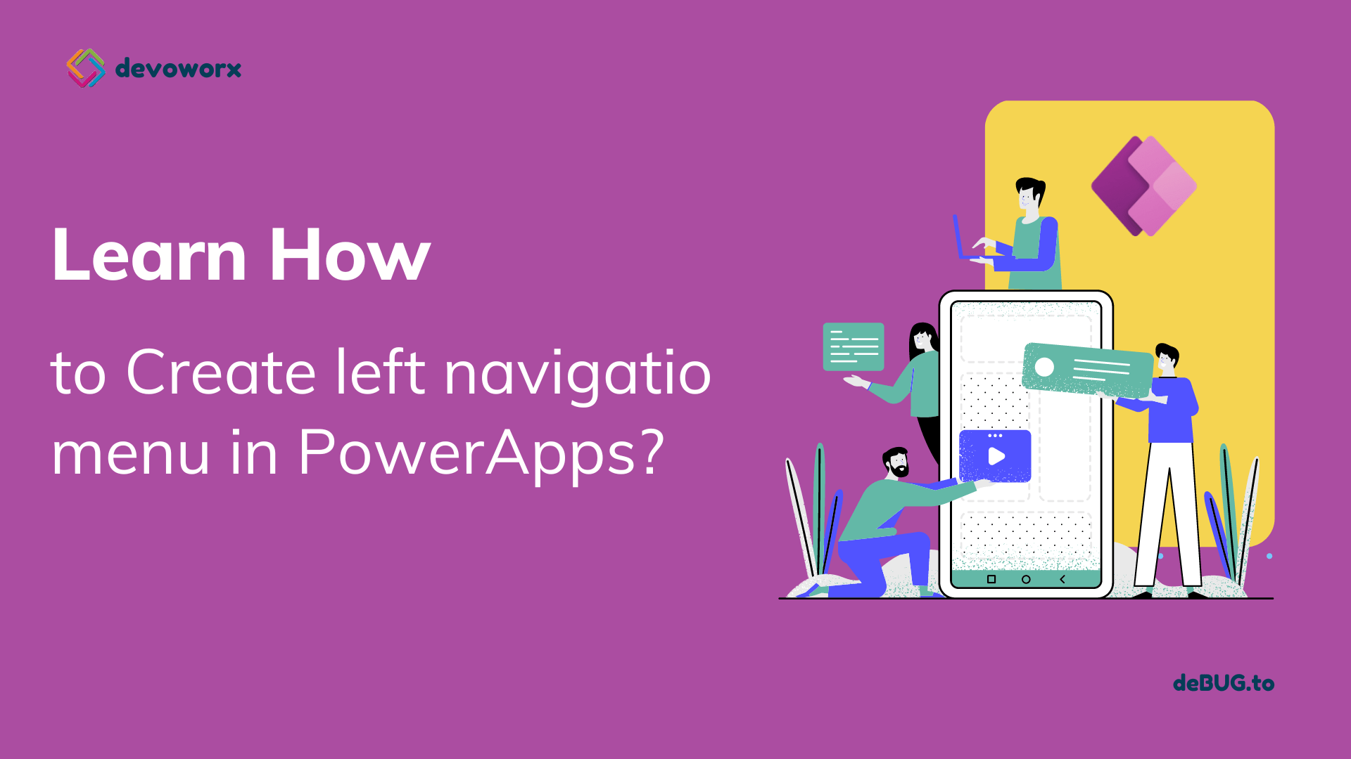 How To Build Left Navigation Component In PowerApps? Power Apps