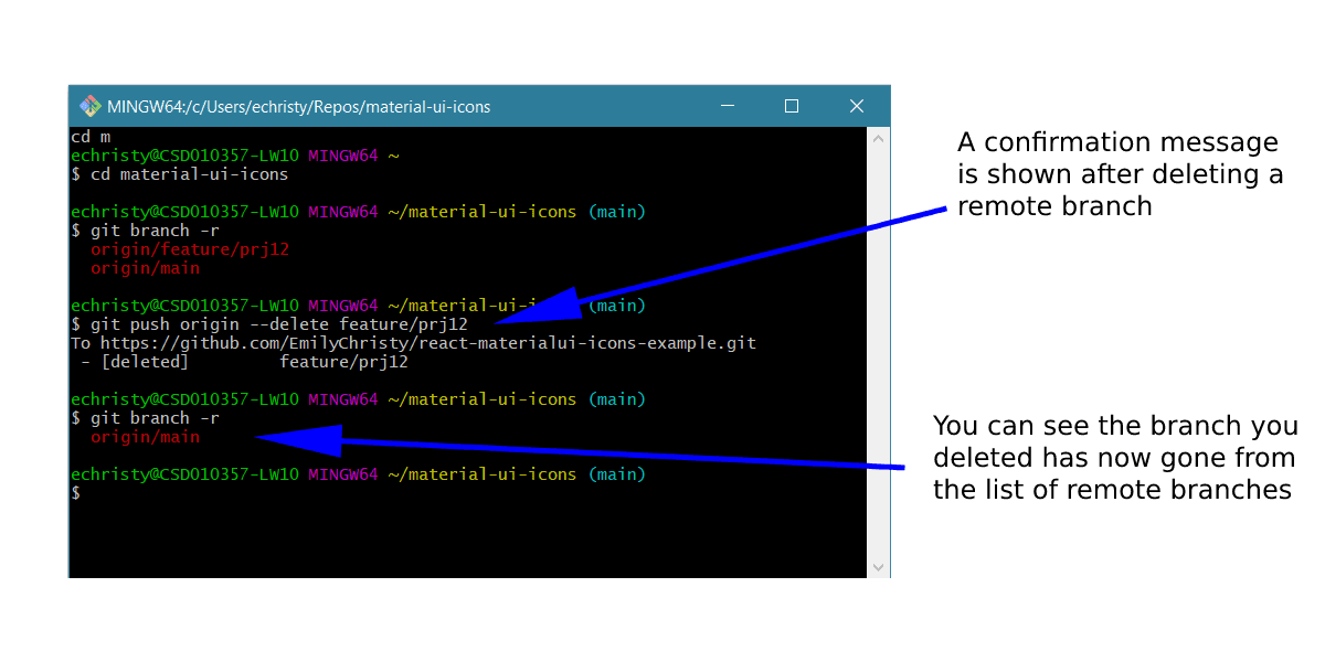 Git delete remote branch how to delete a remote git branch