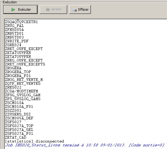 Utiliser RFC_READ_TABLE avec le composant tSAPInput Devportfolio()