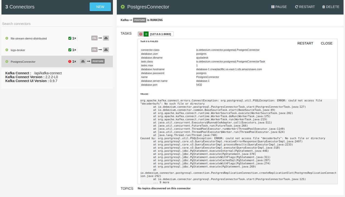 debezium could not access file "decoderbufs" using postgres 11 with