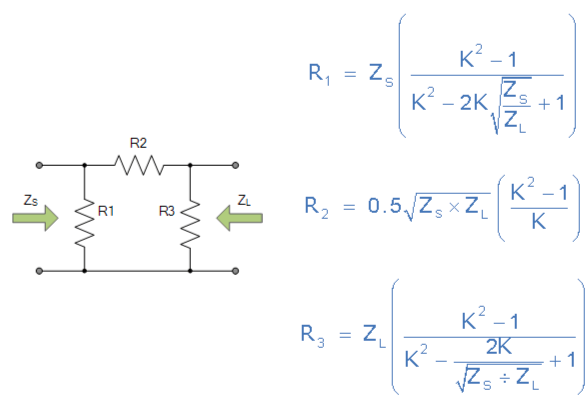 Pi tipi Zayıflatıcı / Pipad Attenuator Nedir? devreyakan