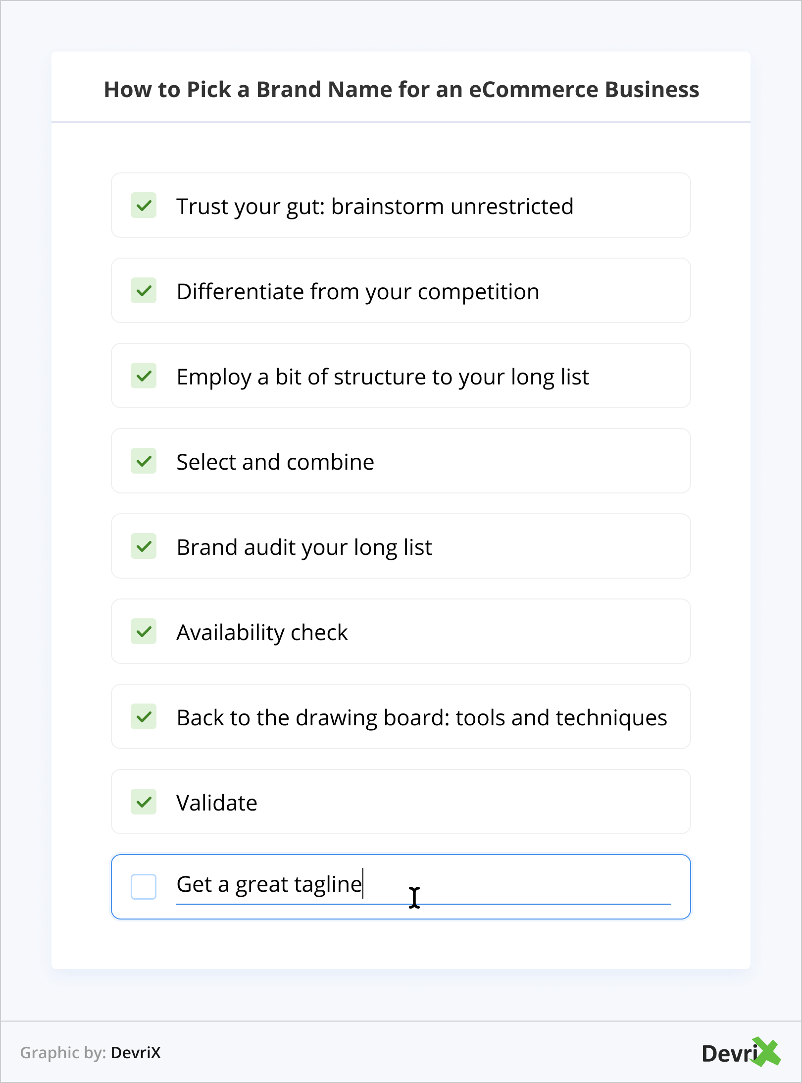 How to Pick a Brand Name for an Business DevriX