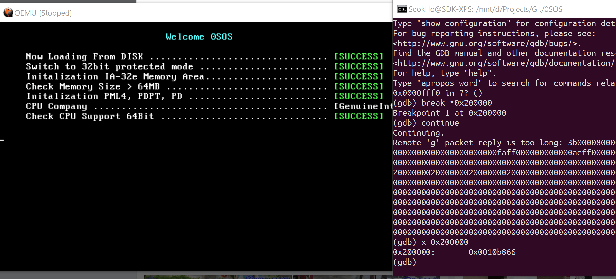 Make a debugging environment using QEMU + GDB Seokho’s blog