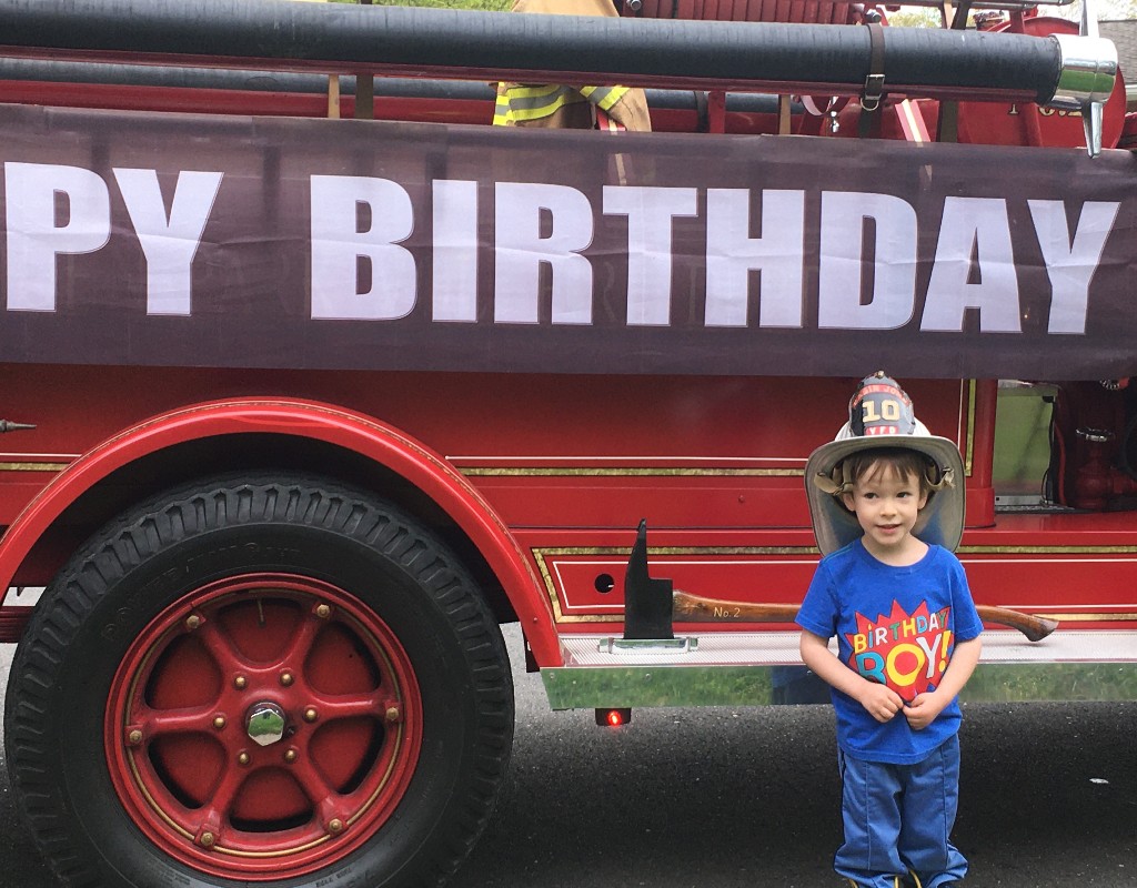 Cabin John Park Volunteer Fire Department Drives Its Truck Right to The