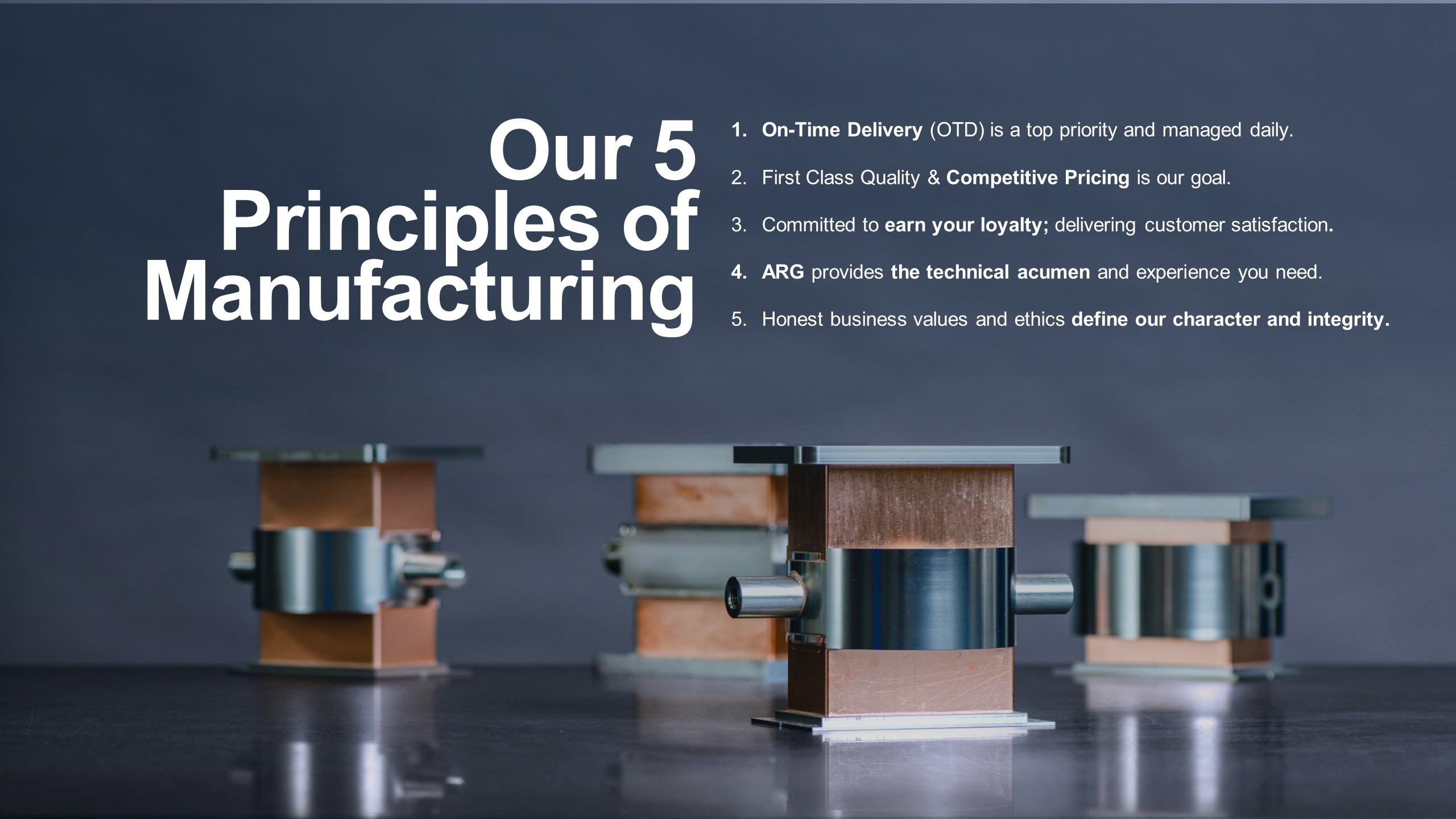 The 5 Principles of Manufacturing™ DevSixOne