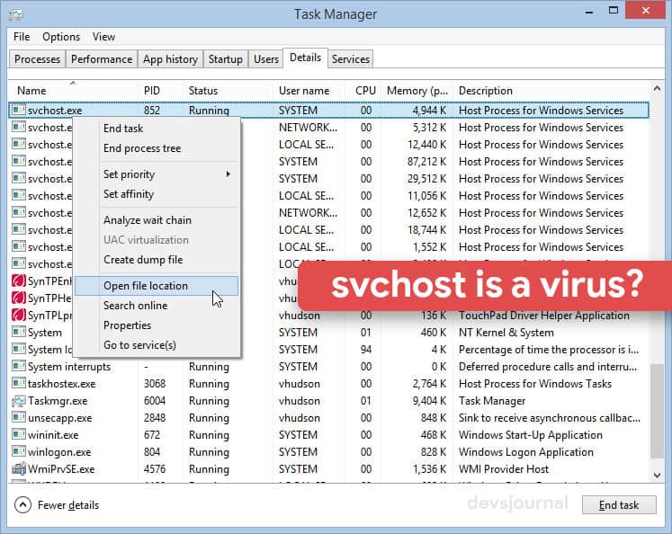 What is Service Host process (svchost.exe) and why is it running so