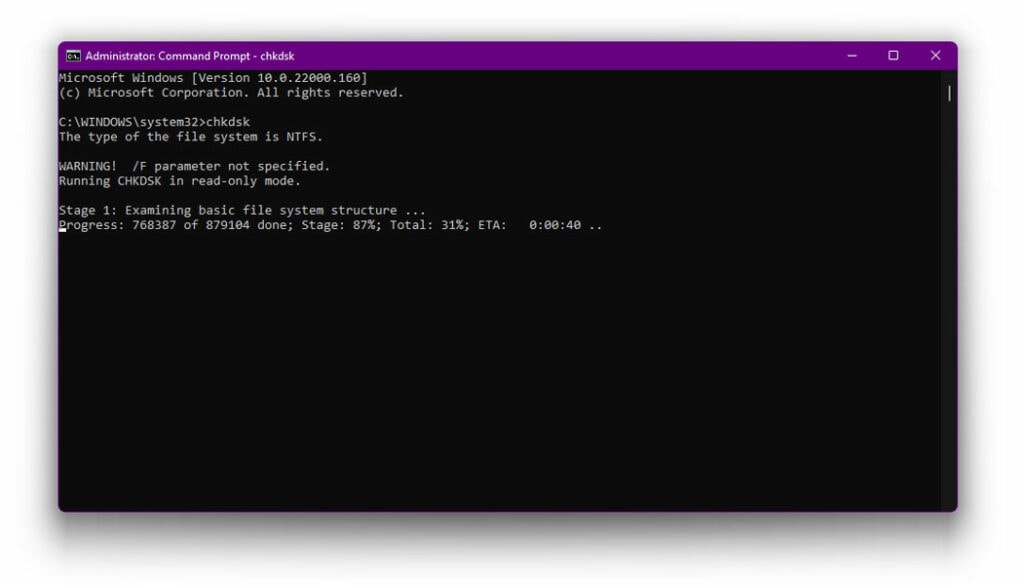 How to Run CHKDSK (Check Disk) in Windows 11