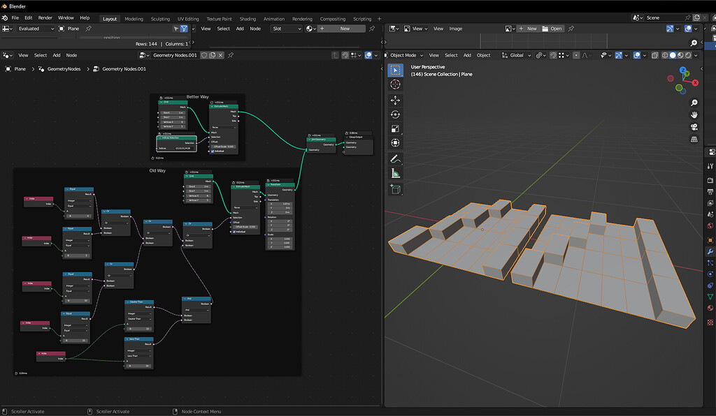 Indices Selection NODE [to Approve] Geometry Nodes Developer Forum