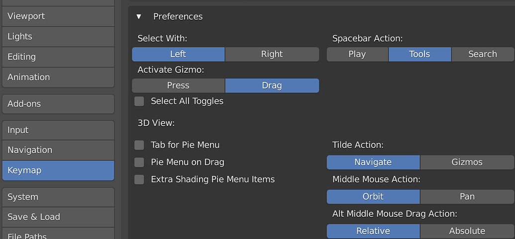 Why is default spacebar binding to play? User Feedback Blender