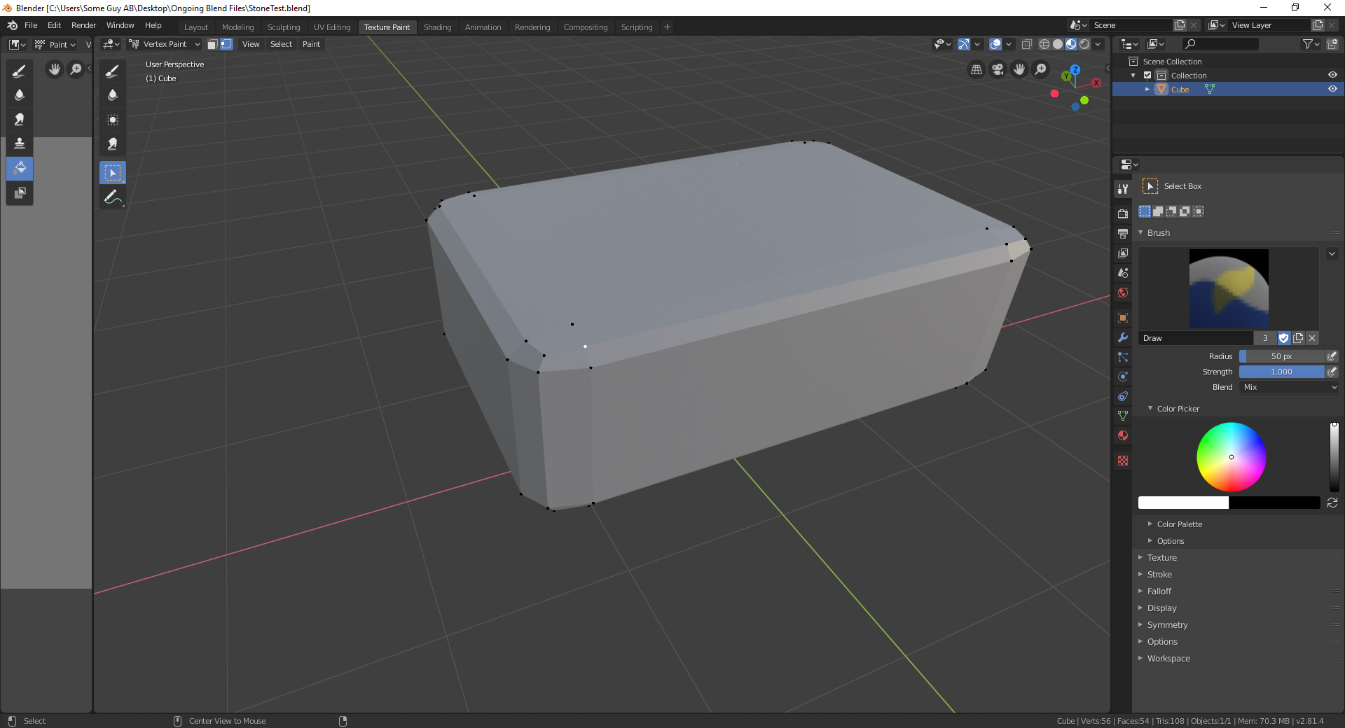 How To Use Texture Paint In Blender The first is the 2d method