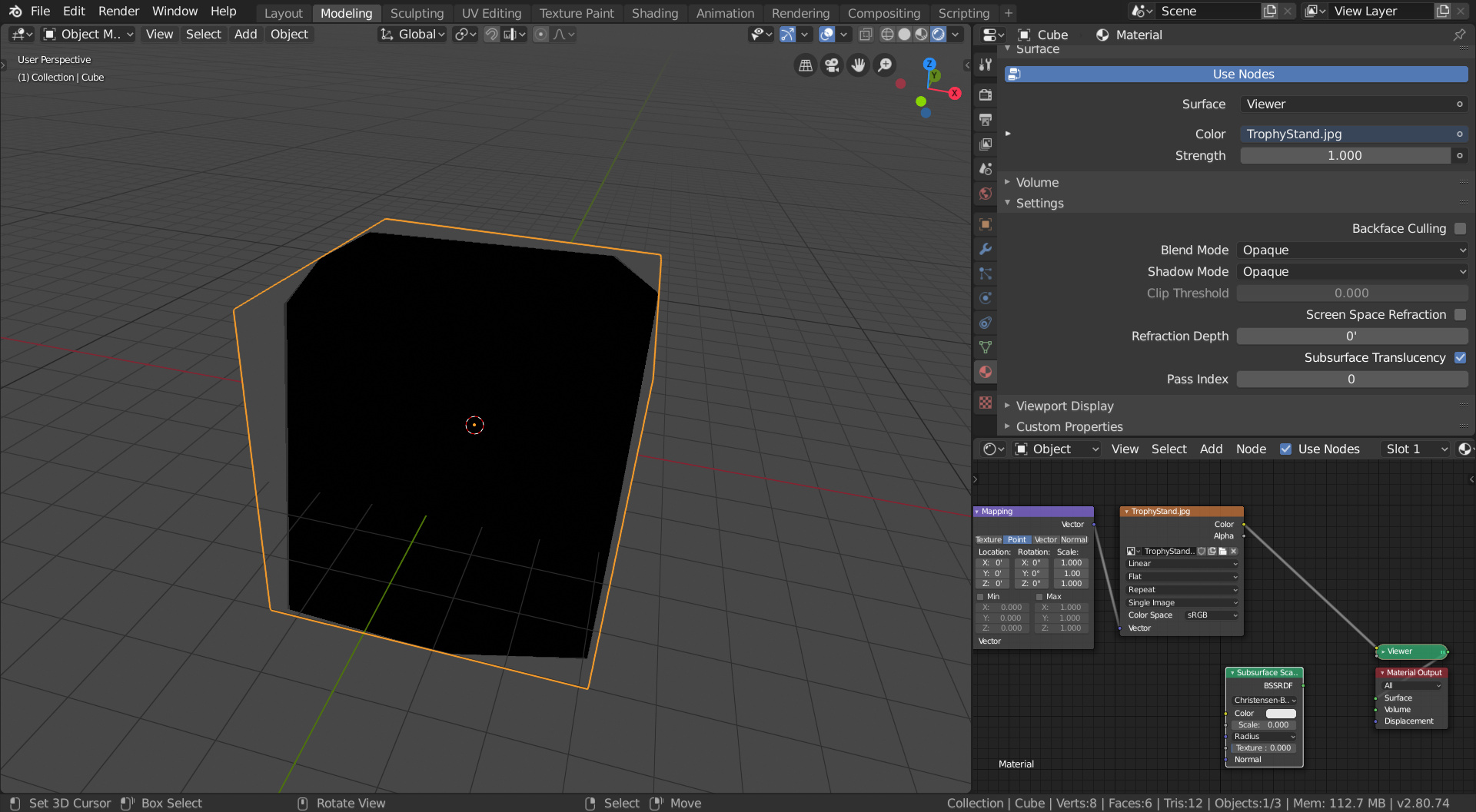 This weird black shader when using lookdev or eevee Blender