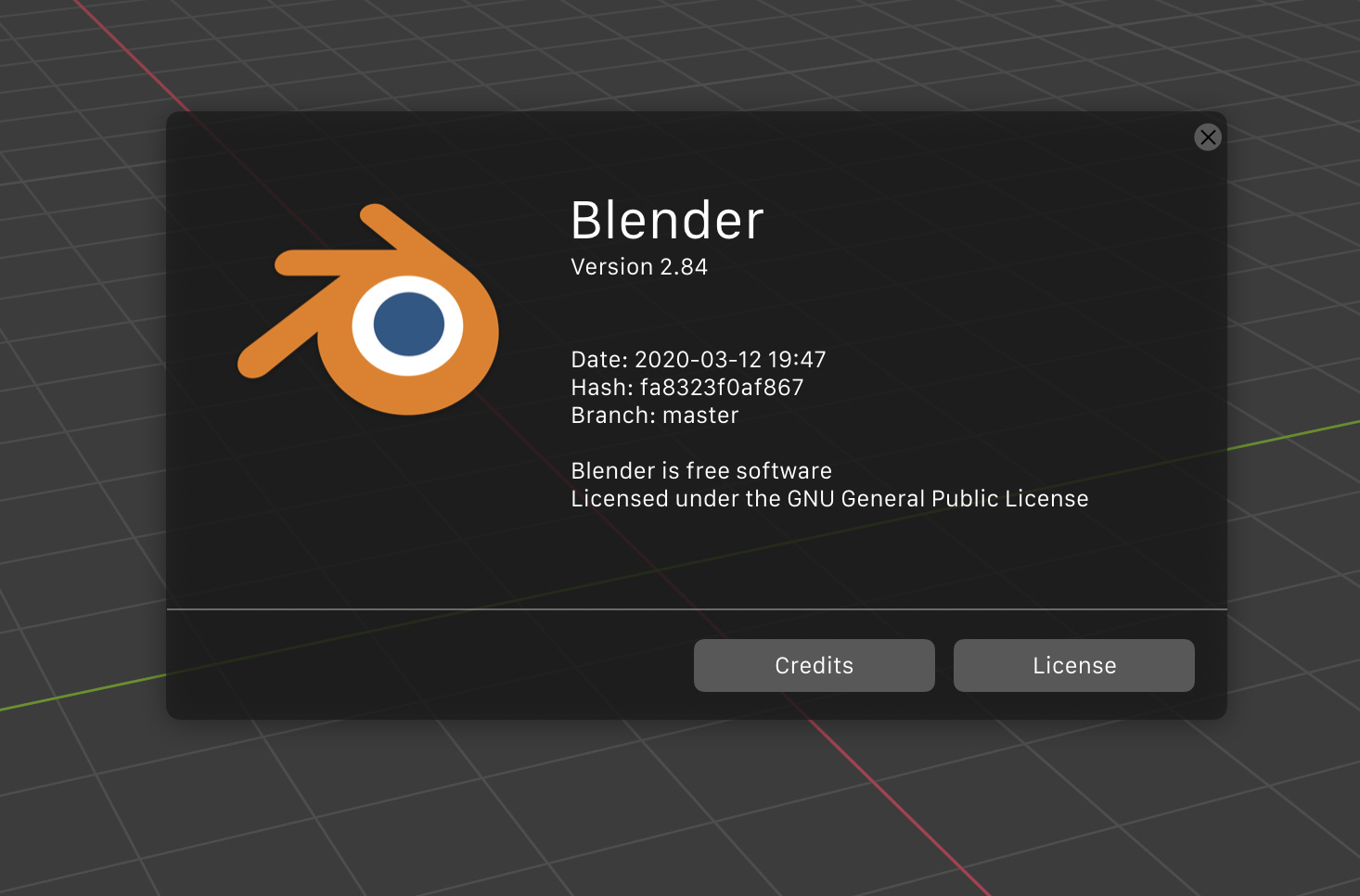 Remark on version number in status bar Blender Development