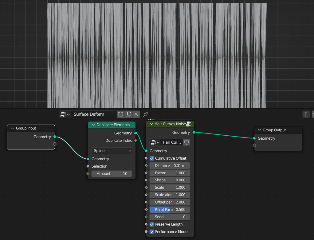 Procedural Hair Nodes Nodegroup Assets for Blender 3.5 23 by